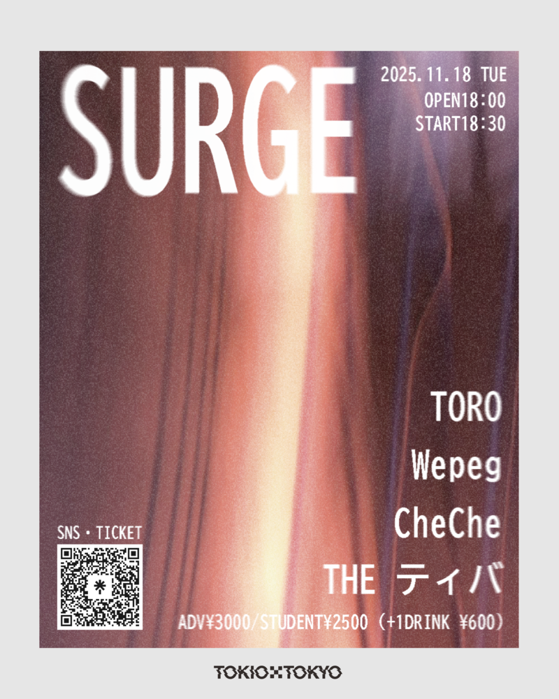 SURGE フライヤー